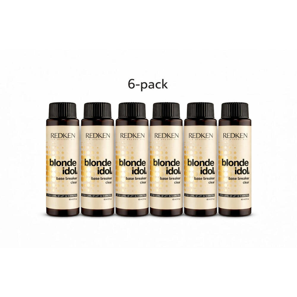 6x Redken Blonde Idol Base Breaker Clear 2oz/each